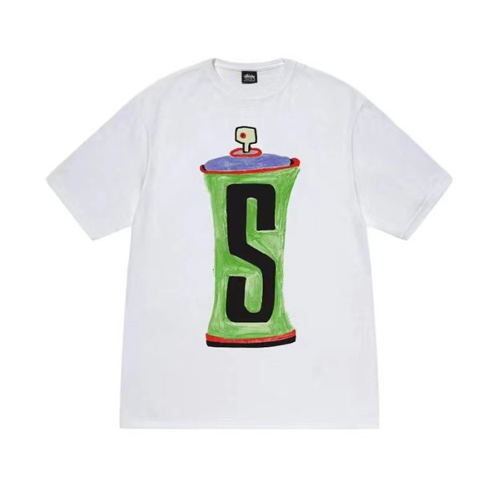STUSSY GRAFFITI JAR TEE WHITE