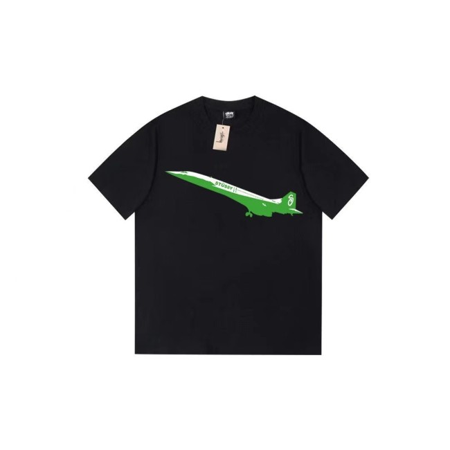 STUSSY PLANE TEE BLACK