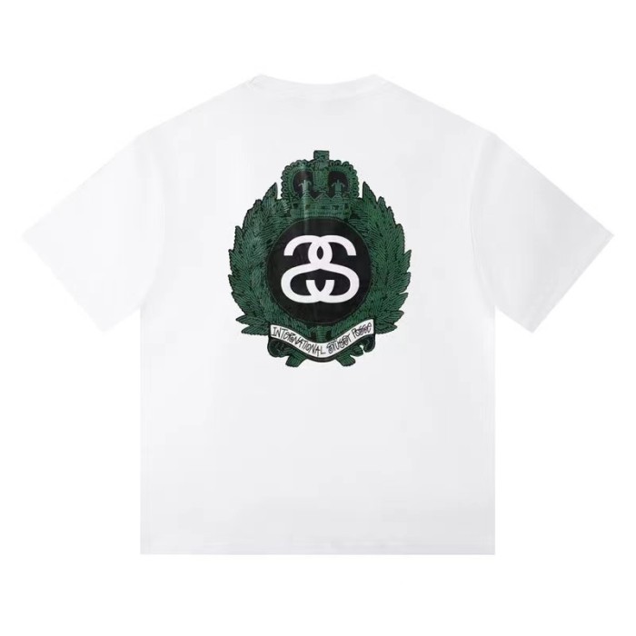 STUSSY WREATH TEE WHITE