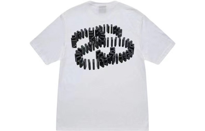 STUSSY DOMINO'S TEE WHITE