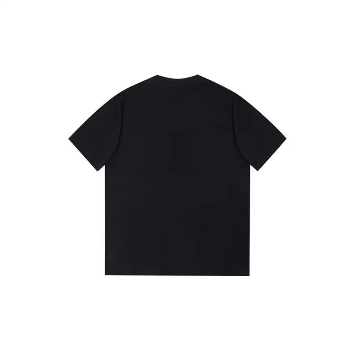 STUSSY BEND LOGO TEE BLACK