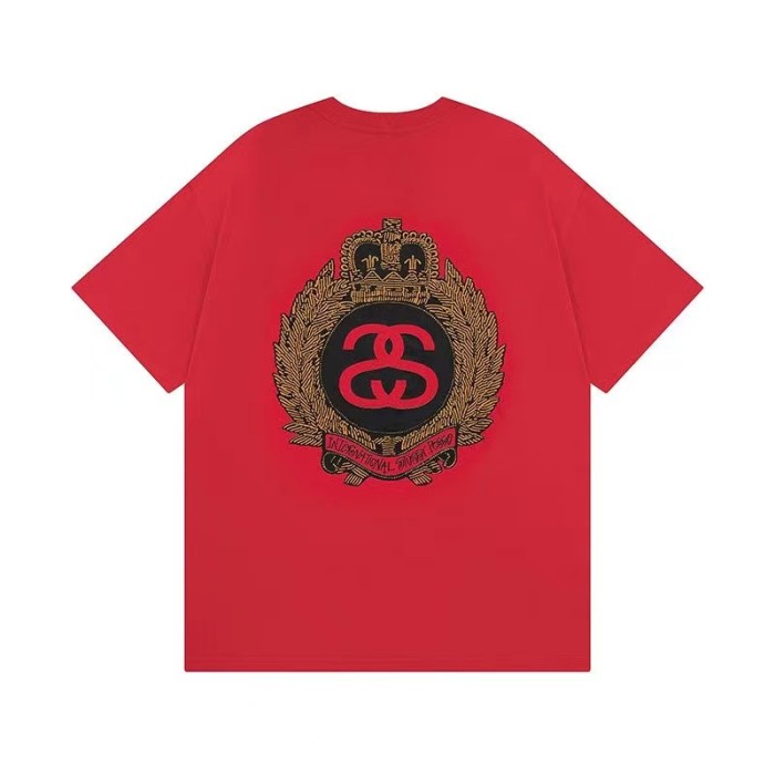 STUSSY WREATH TEE RED