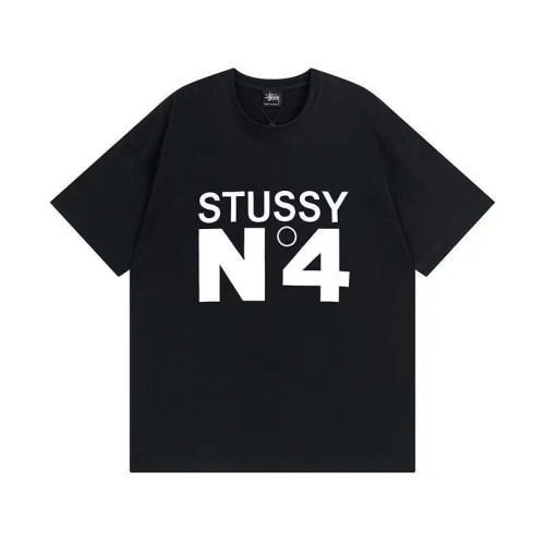 STUSSY CLASSIC N4 TEE BLACK