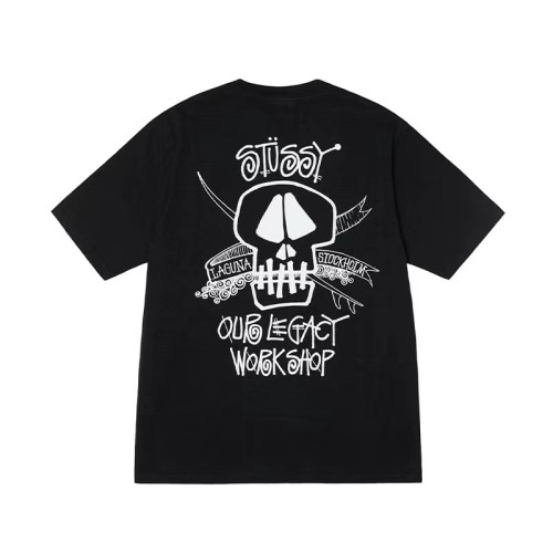 STUSSY SURFING SKULL TEE BLACK