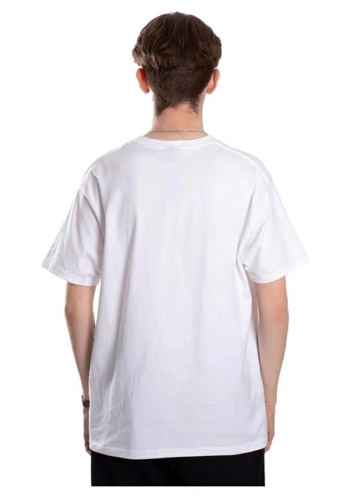 STUSSY FLAME TEE WHITE