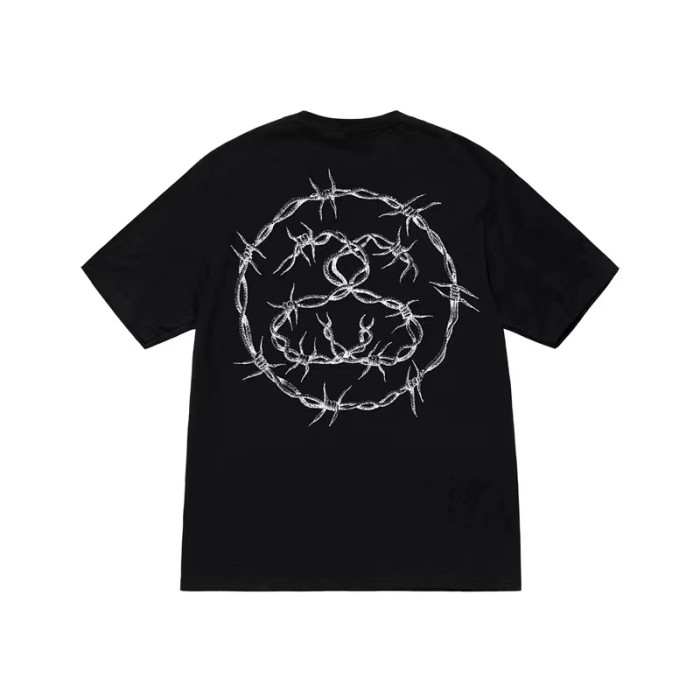 STUSSY THORNS TEE BLACK