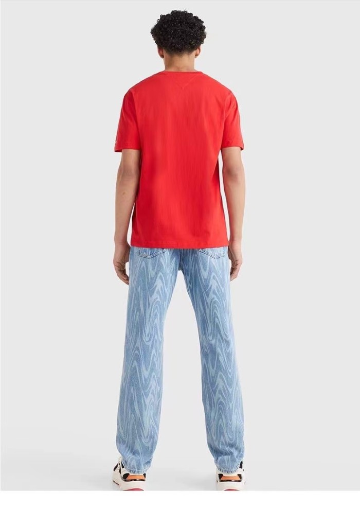 STUSSY FLAME TEE RED