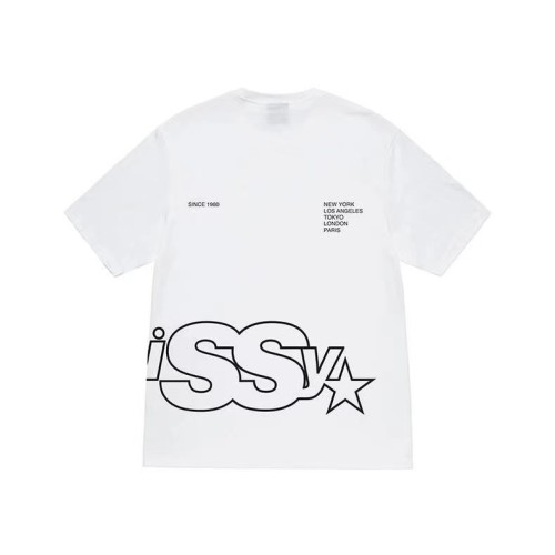 STUSSY BIG LOGO TEE WHITE