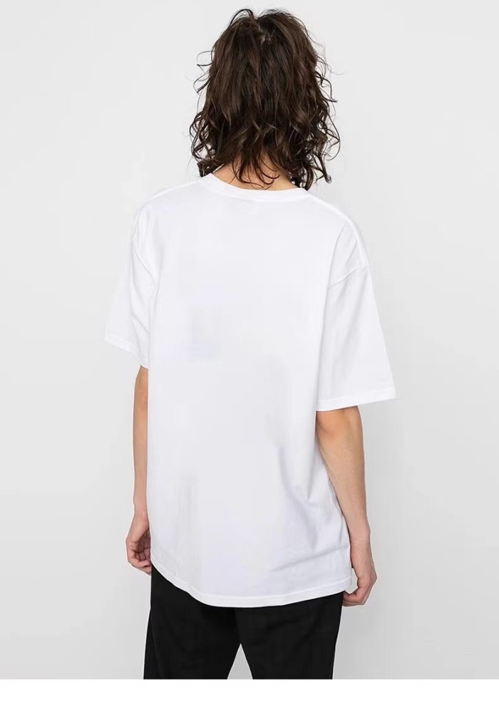 STUSSY OVAL TEE WHITE