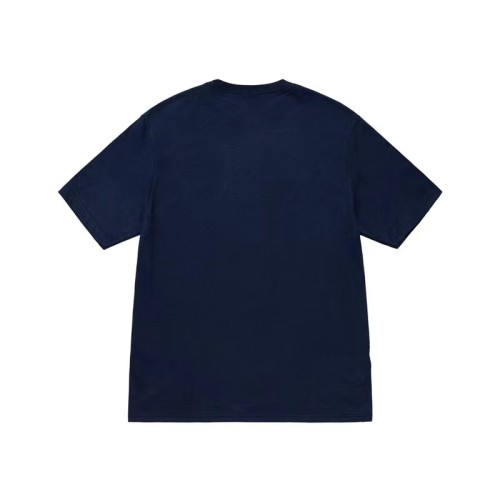 STUSSY BULLDOG TEE NAVY