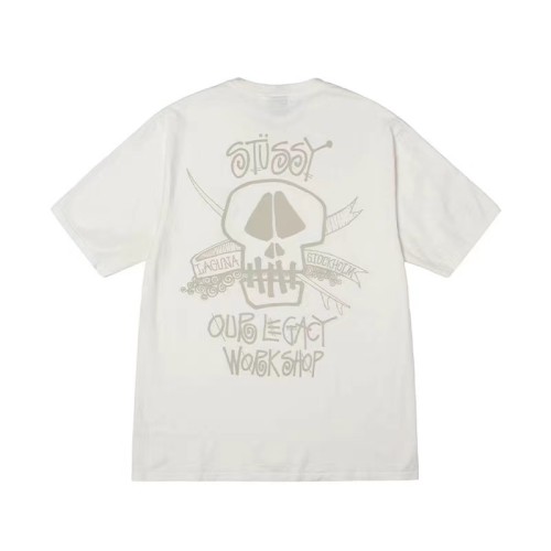 STUSSY SURFING SKULL TEE WHITE