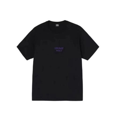 STUSSY WORLD TEE BLACK