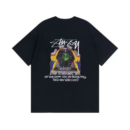 STUSSY LOGO TEE BLACK