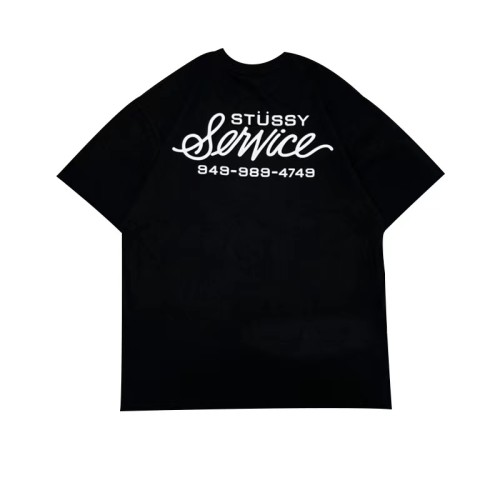 STUSSY REPAIR TEE BLACK