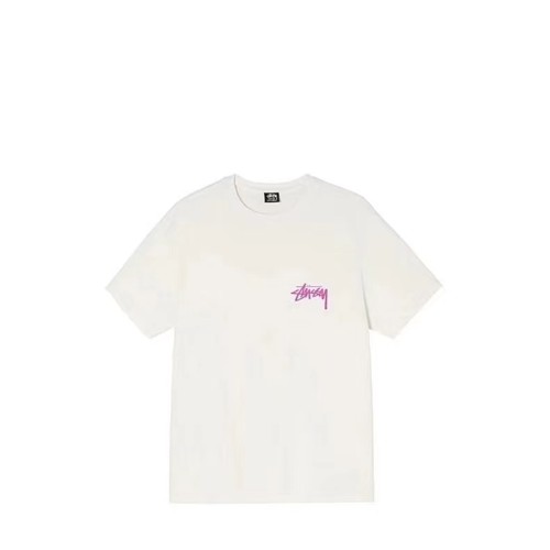 STUSSY  SCULPTURE HEAD TEE WHITE