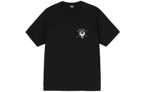 STUSSY  SKELETON TEE BLACK