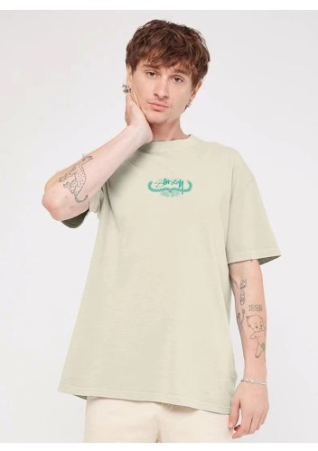 STUSSY WREATH TEE BEIGE