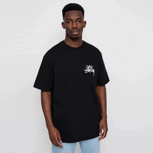 STUSSY ANGEL 8 BALL TEE BLACK