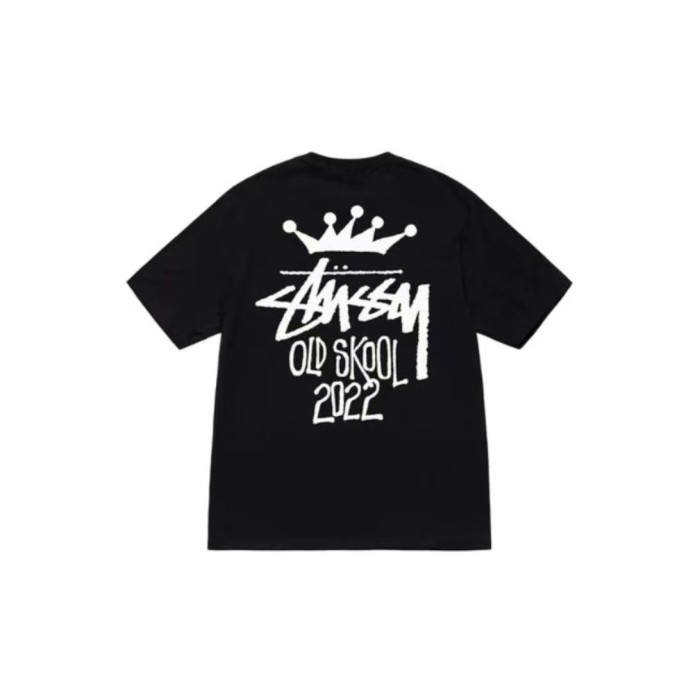 STUSSY CROWN TEE BLACK