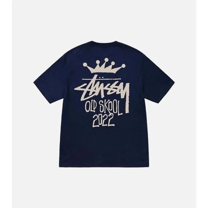 STUSSY CROWN TEE NAVY