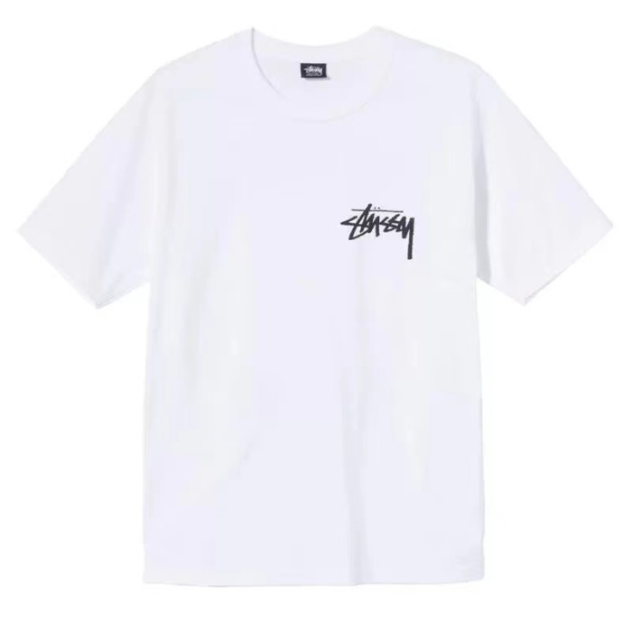 STUSSY WORK SHOP TEE WHITE