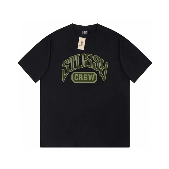 STUSSY LETTERS TEE BLACK