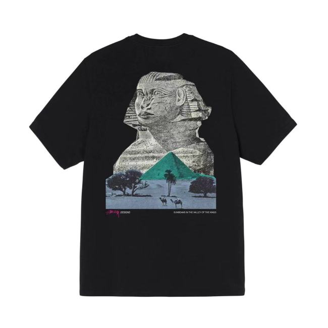 STUSSY SPHINX TEE BLACK