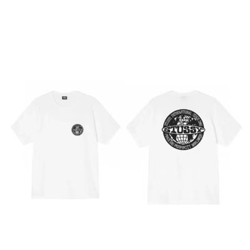 STUSSY WORLD TEE WHITE