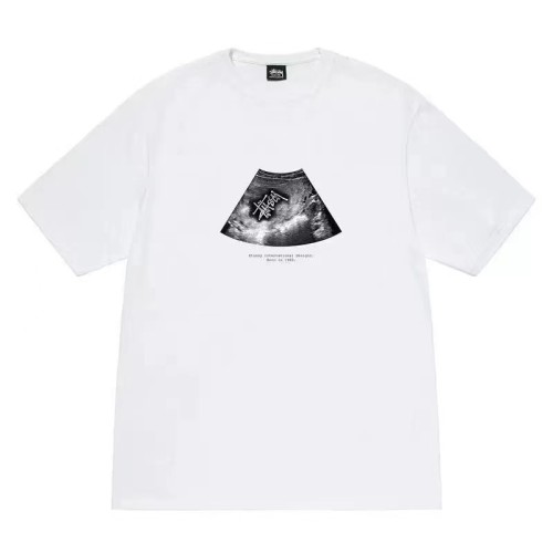 STUSSY PROJECTION PRINT TEE WHITE