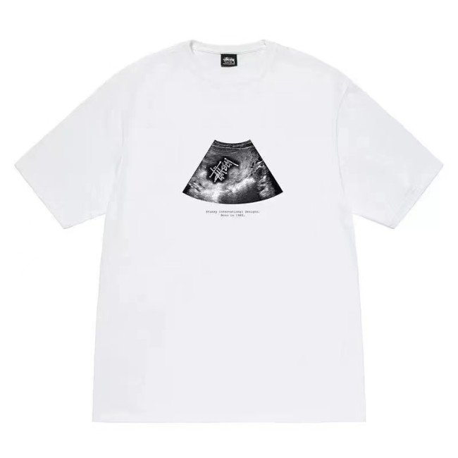 STUSSY PROJECTION PRINT TEE WHITE