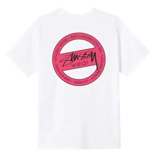 STUSSY SEAL PRINT TEE WHITE