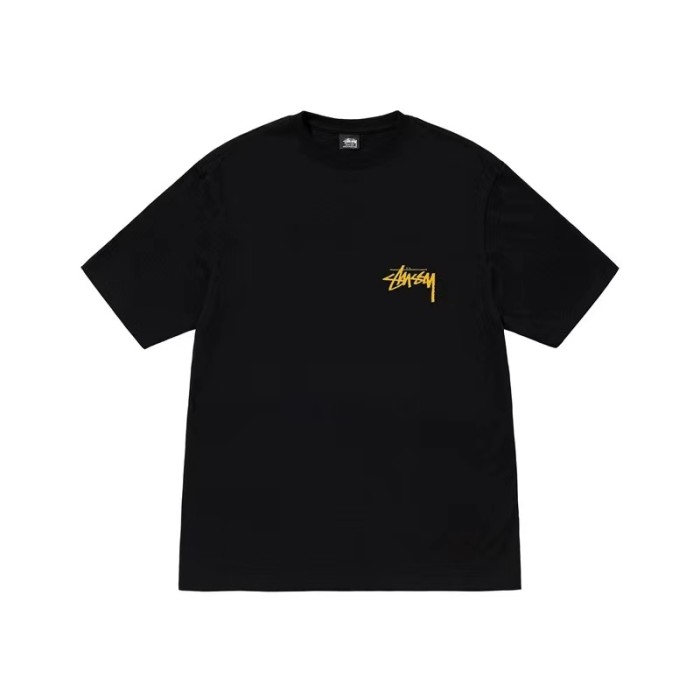 STUSSY NEW WORLD TEE BLACK