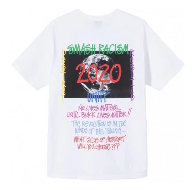 STUSSY 40TH ANNIVERSARY GRAFFITI TEE WHITE