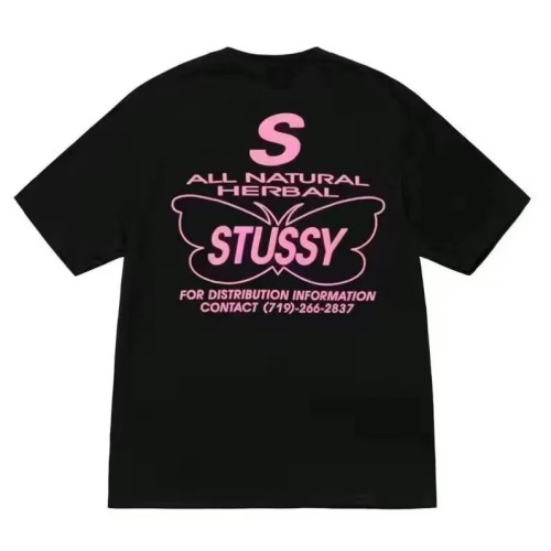 STUSSY BUTTERFLY TEE BLACK
