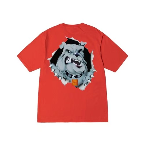 STUSSY DOG PRINT TEE RED