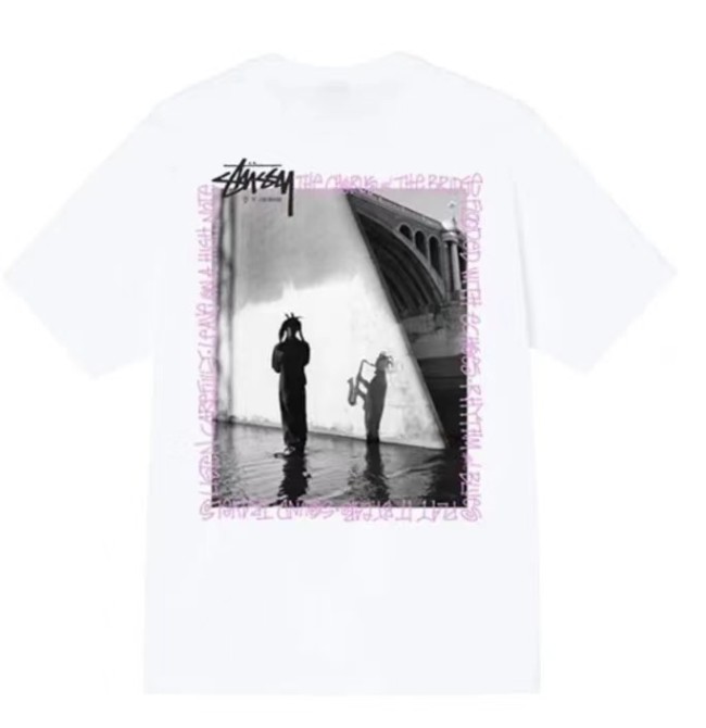 STUSSY CONCERT TEE WHITE