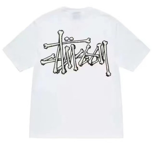 STUSSY BONE LOGO TEE WHITE