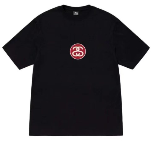 STUSSY DOUBLE S TEE BLACK