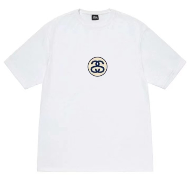STUSSY DOUBLE S TEE WHITE