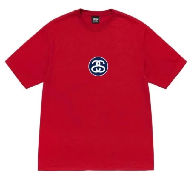 STUSSY DOUBLE S TEE RED