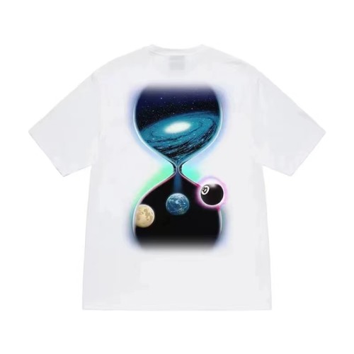 STUSSY HOURGLASS PRINT TEE WHITE