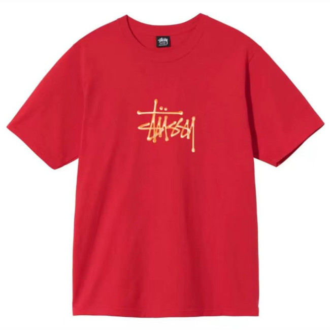 STUSSY COLOR BASE STYLE TEE RED