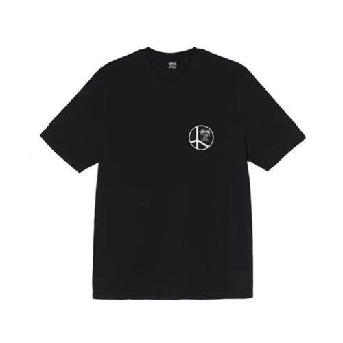 STUSSY PEACE TEE BLACK