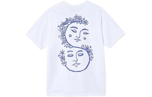 STUSSY  FACE PRINT TEE WHITE
