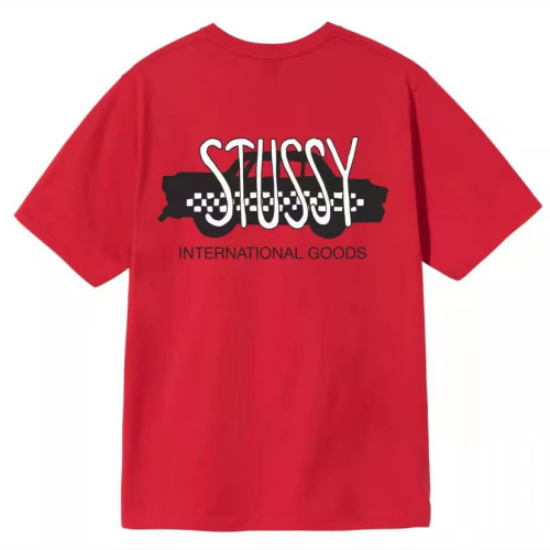 STUSSY  TAXI PRINT TEE RED