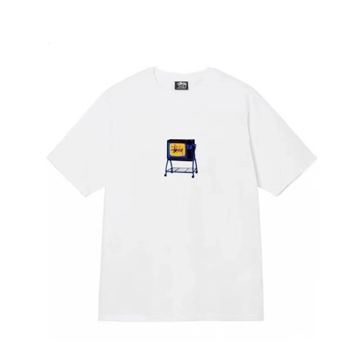 STUSSY TV PRINT TEE WHITE
