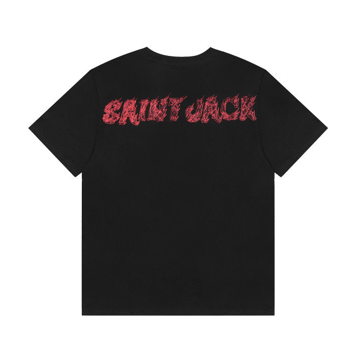 Travis Scott Friend Print Tshirt Black