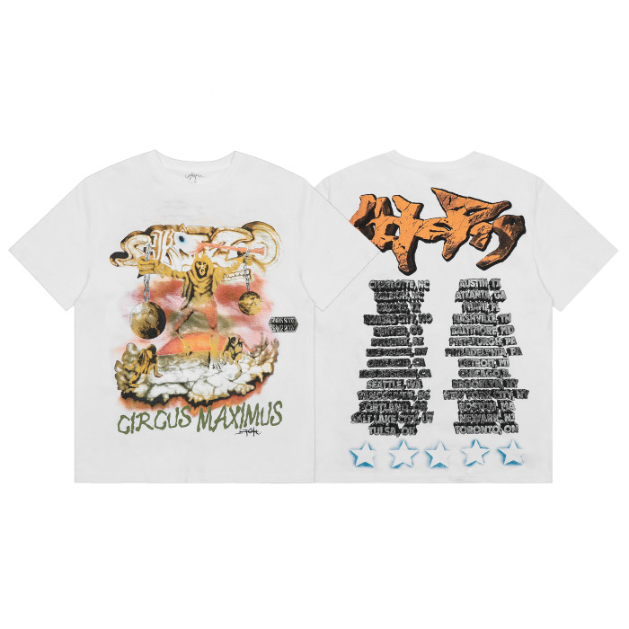 Travis Scott Circus Maximus Tshirt White