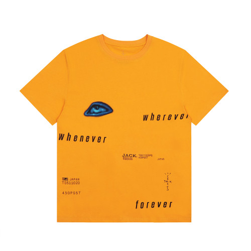 Travis Scott Eye Print Tshirt Orange