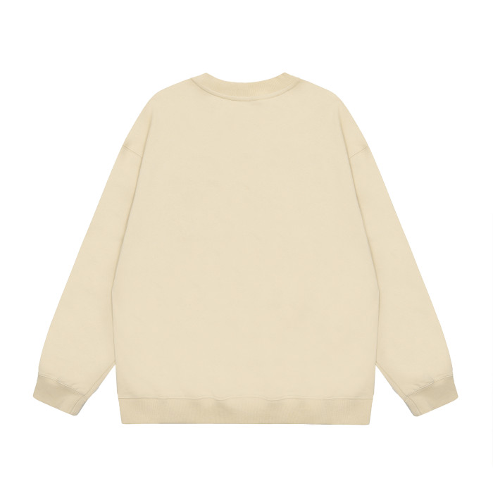 Travis Scott Graffiti Print Hoodie Apricot